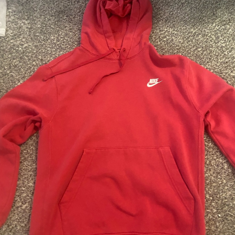 Nike Dark Pink Red Hoodie Sweater